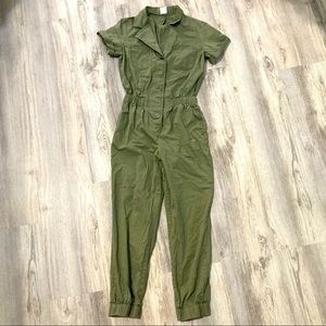 Green Collared Jumpsuit/Boiler suit 💚